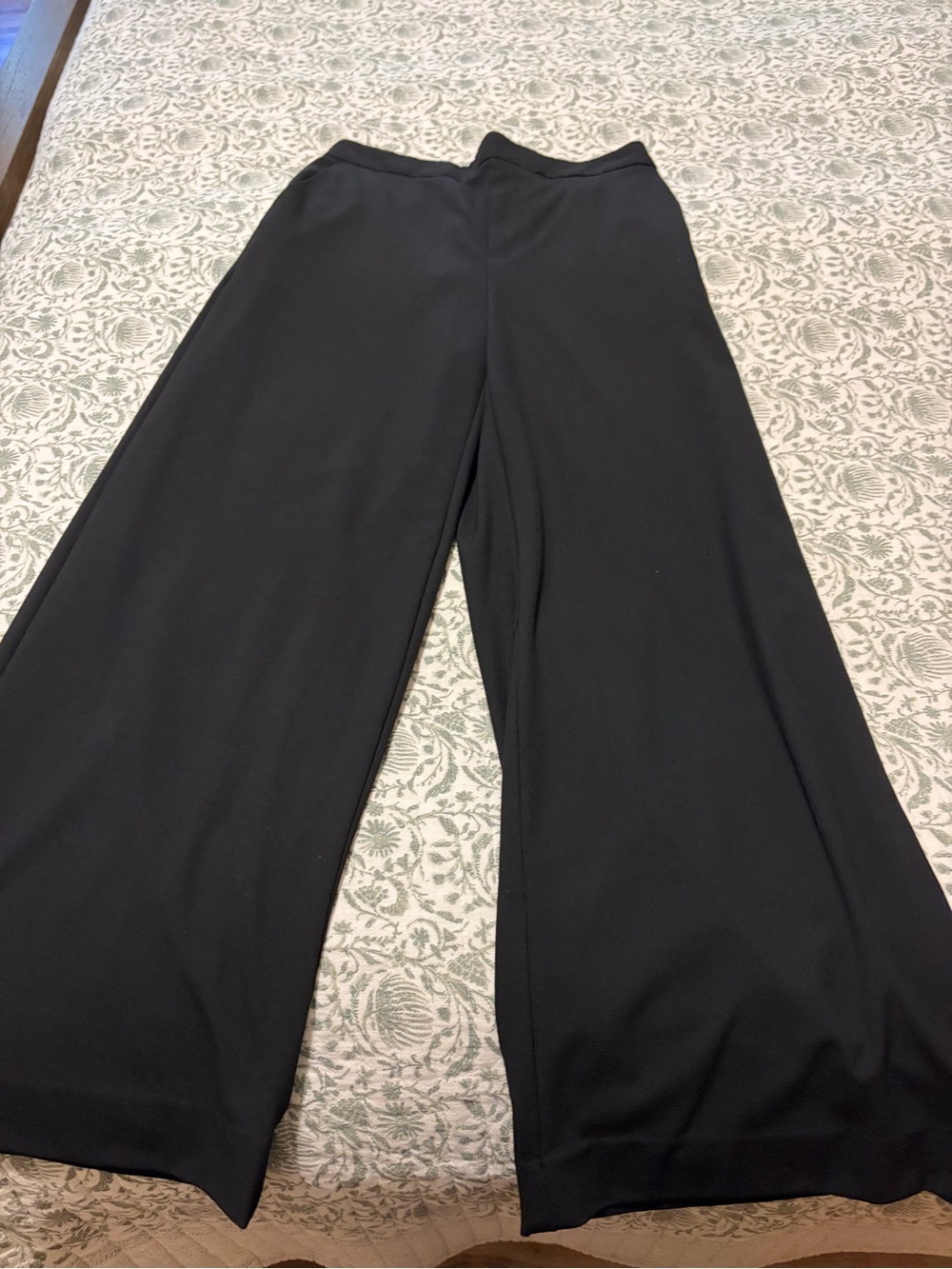 Banana Republic Black Hayden Wide-Leg Women's Pants
